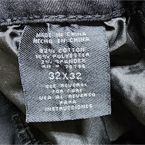 Waimea Jeans Womens 32 Black Stretch Denim Distressed Paint Splatter Skinny Fit - Picture 11 of 14